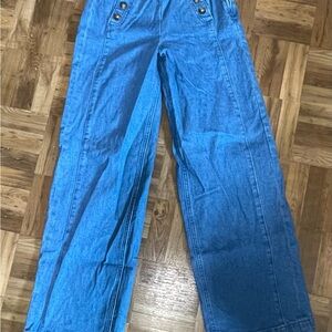 Old Navy Extra High-Rise Sky-Hi Jeans in Blue